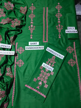 Lawn 3 Piece Embroidered Dress - 251