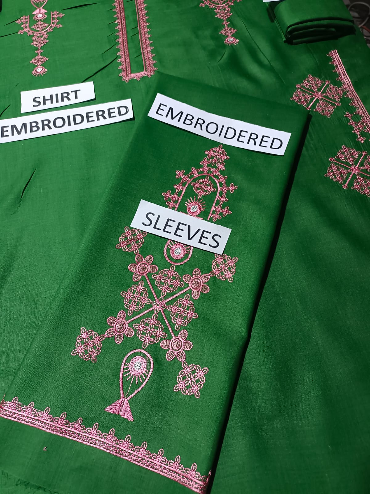 Lawn 3 Piece Embroidered Dress - 251