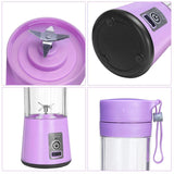 Portable Juicer Blender – 380mL USB Rechargeable