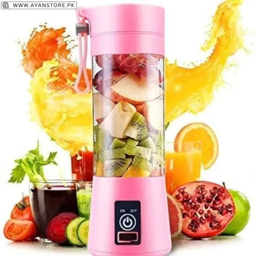 Portable Juicer Blender – 380mL USB Rechargeable