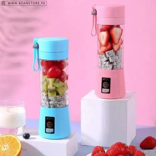 Portable Juicer Blender – 380mL USB Rechargeable