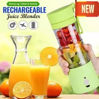 Portable Juicer Blender – 380mL USB Rechargeable
