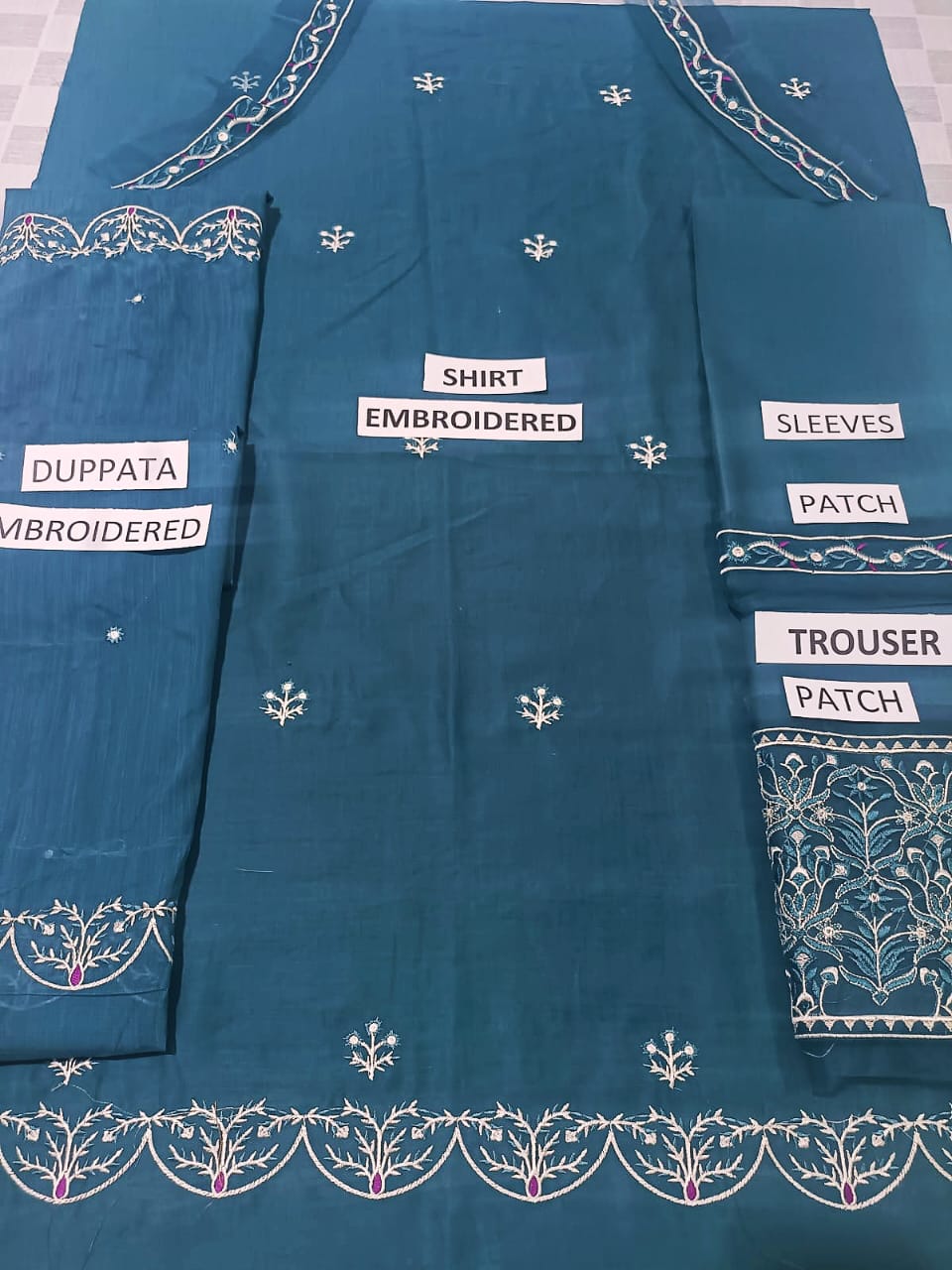 Lawn 3 Piece Embroidered Dress -177