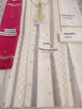 Lawn 3 Piece Embroidered Dress -179