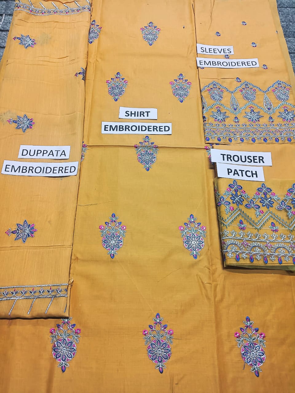 Lawn 3 Piece Embroidered Dress -200