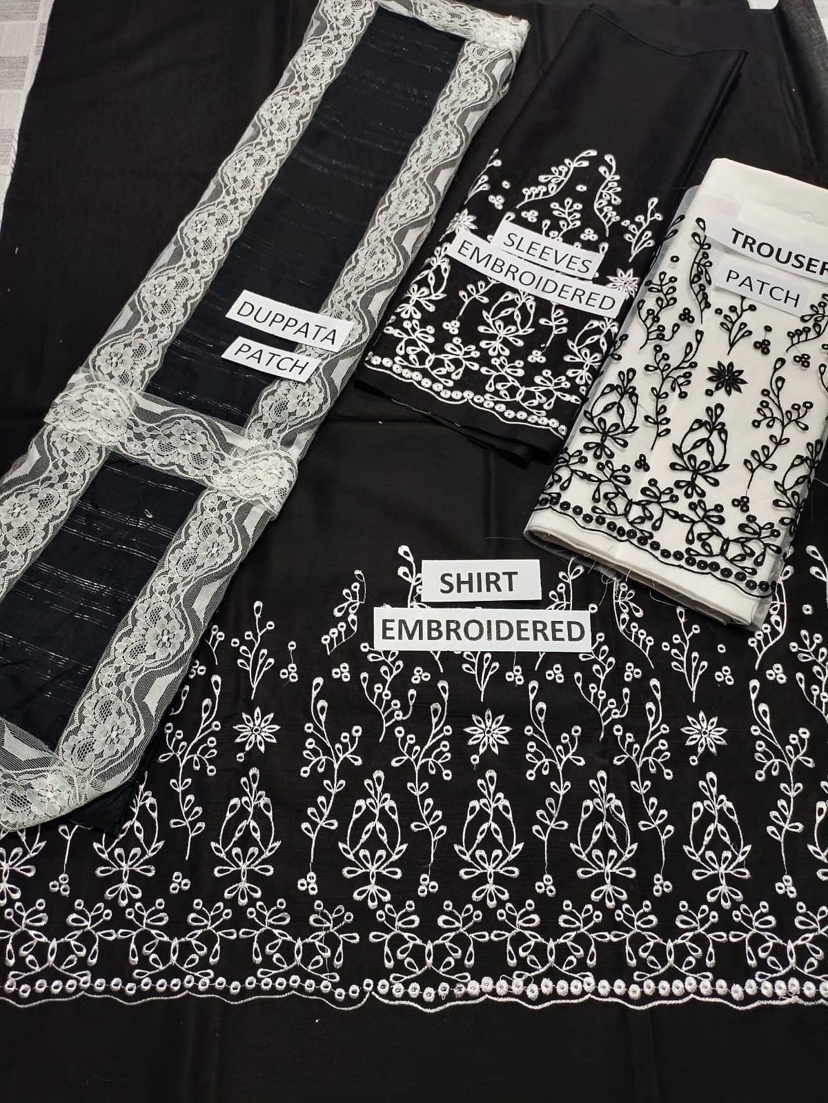 Lawn 3 Piece Embroidered Dress -213