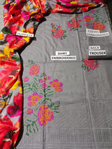 Dhanak 3 Piece Embroidered Dress -224