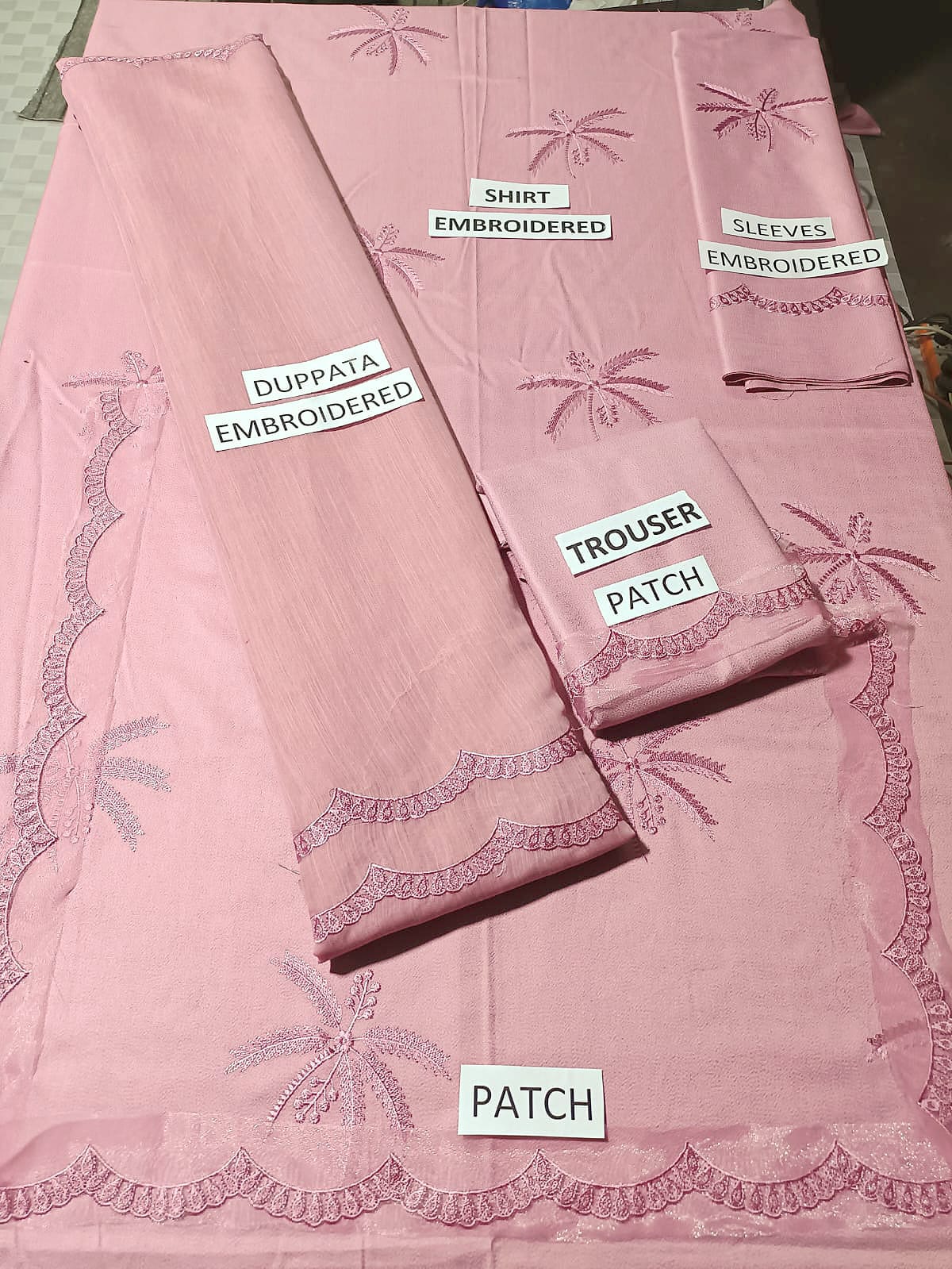 Lawn  3 Piece Embroidered Dress - 306