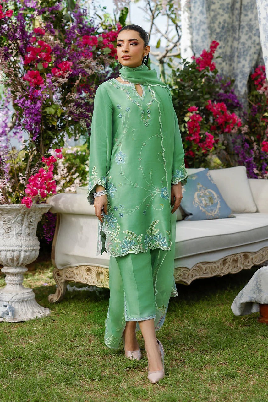 Lawn 3 Piece Embroidered Dress - 356