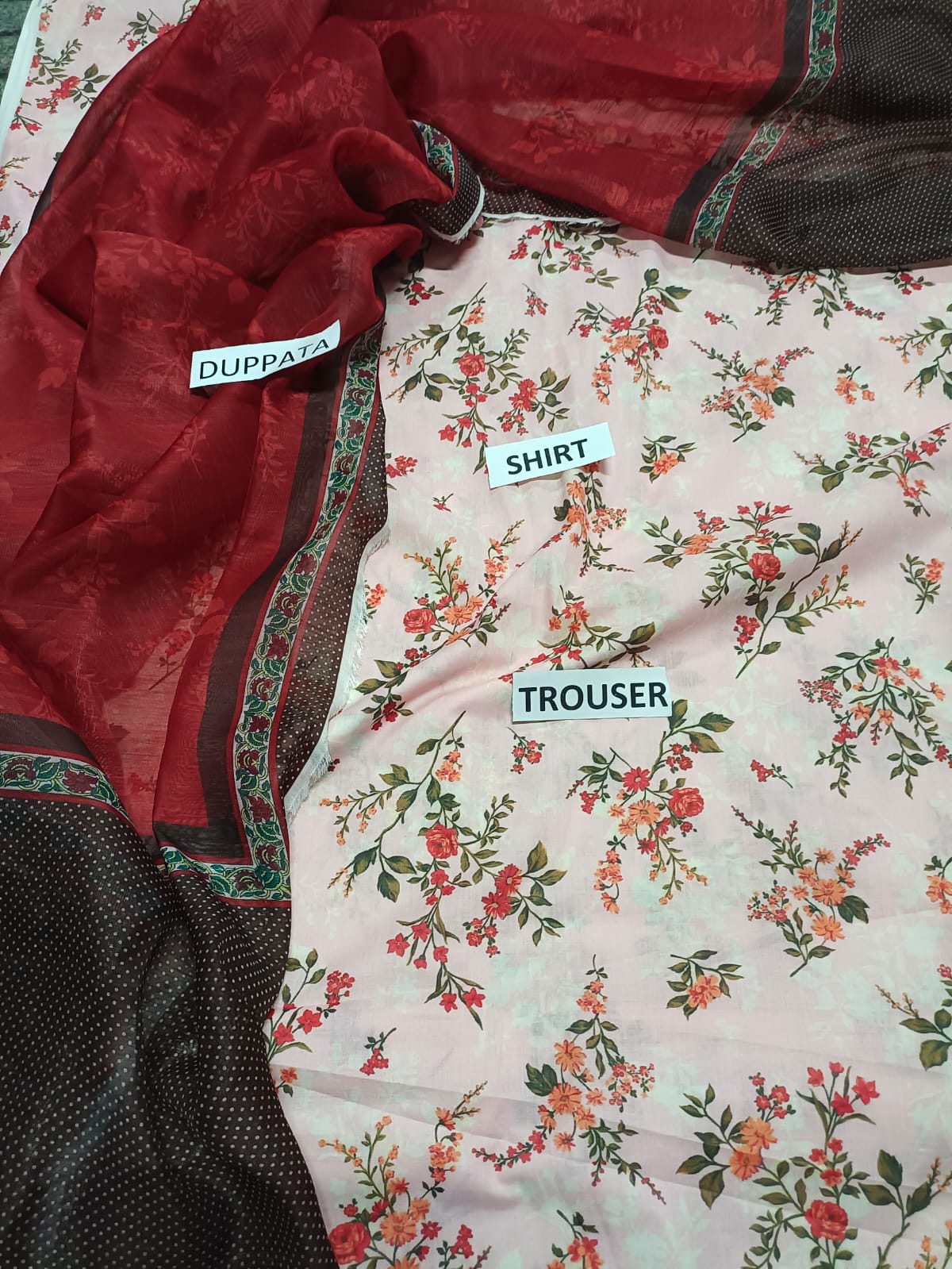 Lawn 3 Piece Printed Dress - 340