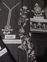 Lawn 3 Piece Embroidered Dress - 363