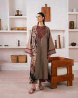 Dhanak 3 Piece Embroidered Dress - 408