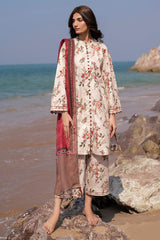 Lawn 3 Piece Printed Dress - 340