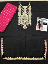 Lawn 3 Piece Embroidered Dress - 351