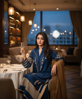 Dhanak 3 Piece Embroidered Dress -197