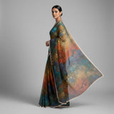 Chiffon Printed Saari   - 400