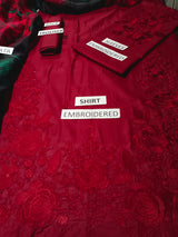 Lawn 3 Piece Embroidered Dress - 372