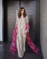 Lawn 3 Piece Embroidered Dress - 371