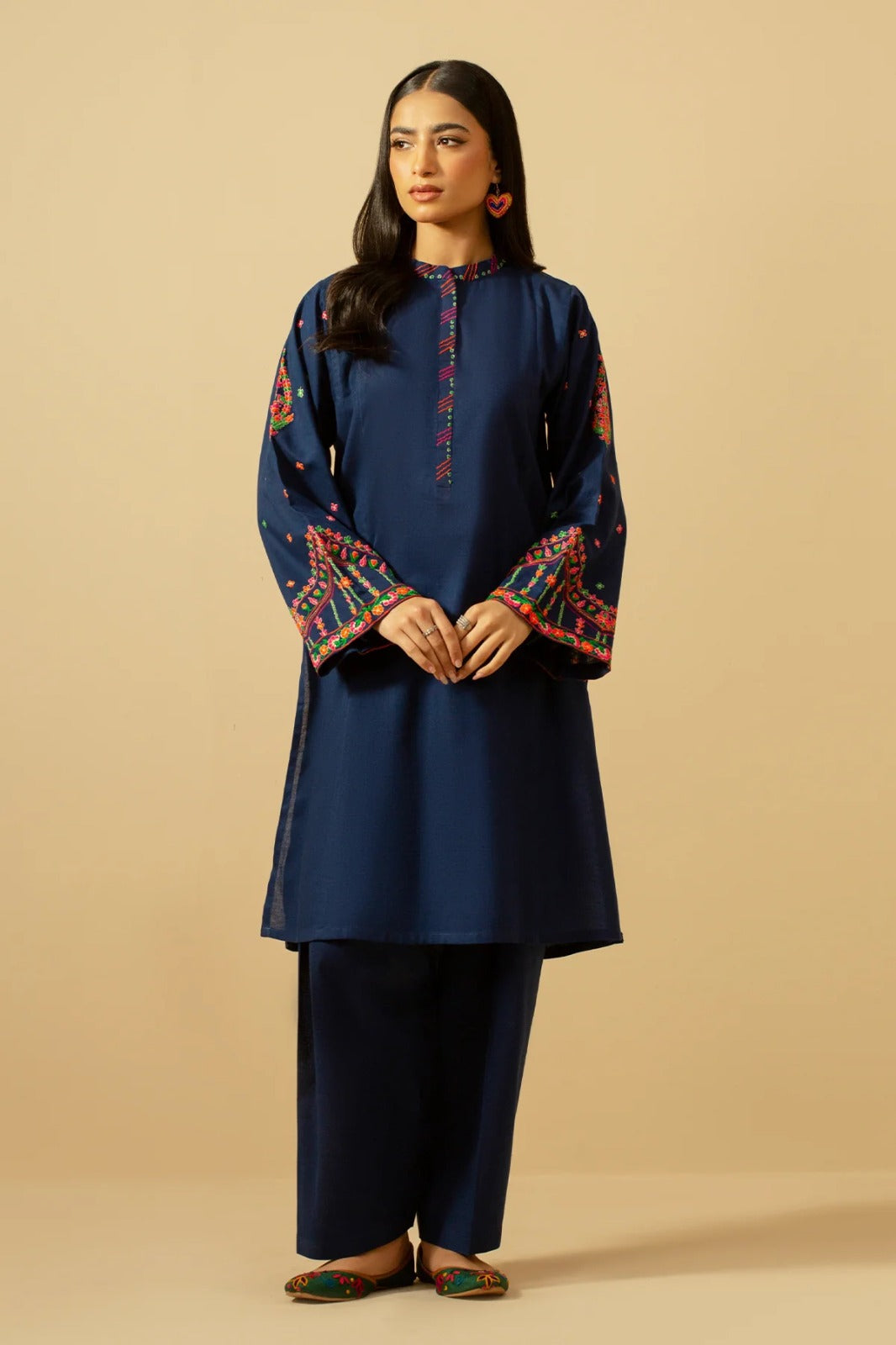 Lawn 2 Piece Embroidered Dress - 319