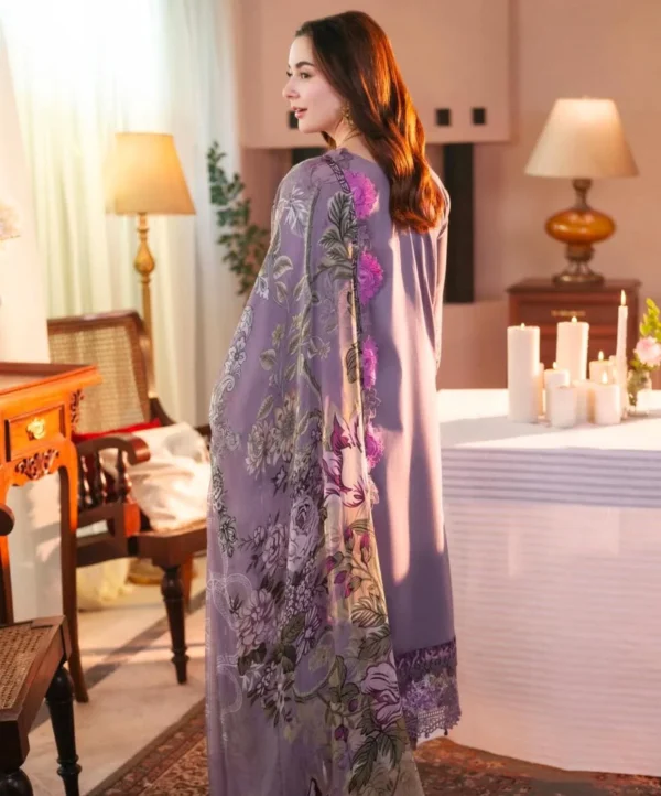 Zara Shahjahan Premium Dhanak Suit – Winter Luxury Collection 2025 - Image 3