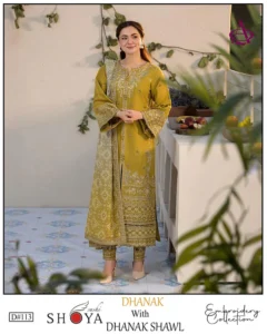 L A A M Premium Dhanak 3-Piece Suit – Winter 2025 Luxury Edition