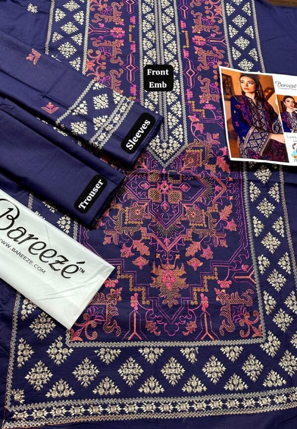 Bareeze Premium Lawn 2-Piece Suit - Image 3