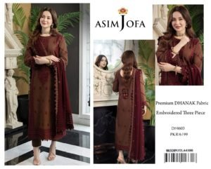 Asim Jofa Premium Dhanak 3-Piece Suit