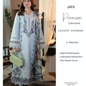 Qalamkar Luxury Dhanak Suit with Pashmina Shawl – Winter 2025 Hot Collection