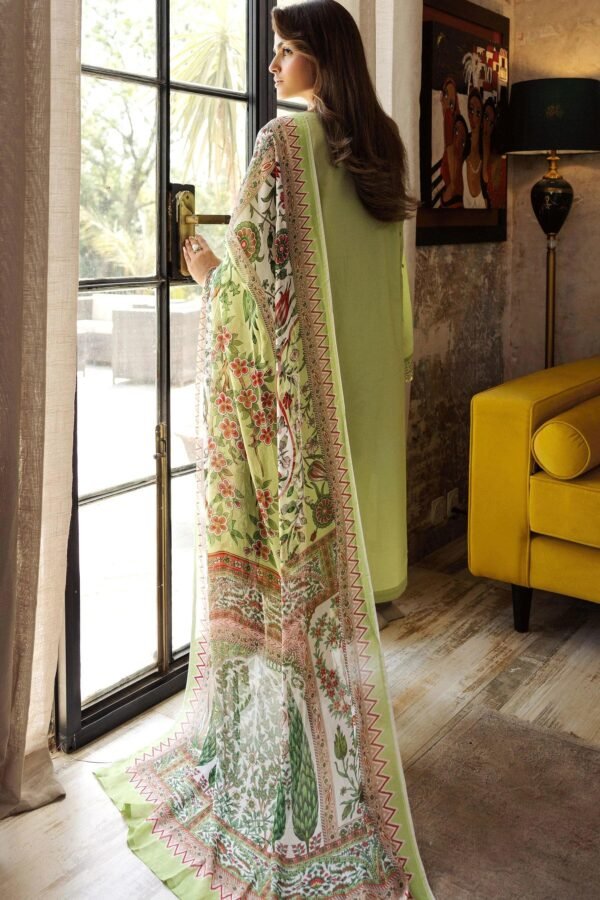 Mushq Luxury Dhanak 3-Piece Suit with Pashmina Shawl – Winter 2025 Hot Collection - Image 3