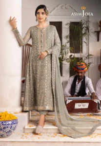 Asim Jofa Winter 2025 – Premium Dhanak Suit