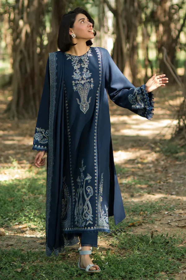 ❄️ Sapphire Winter 2K24 – Dhanak Heavy Embroidered Edition 💎 - Image 2