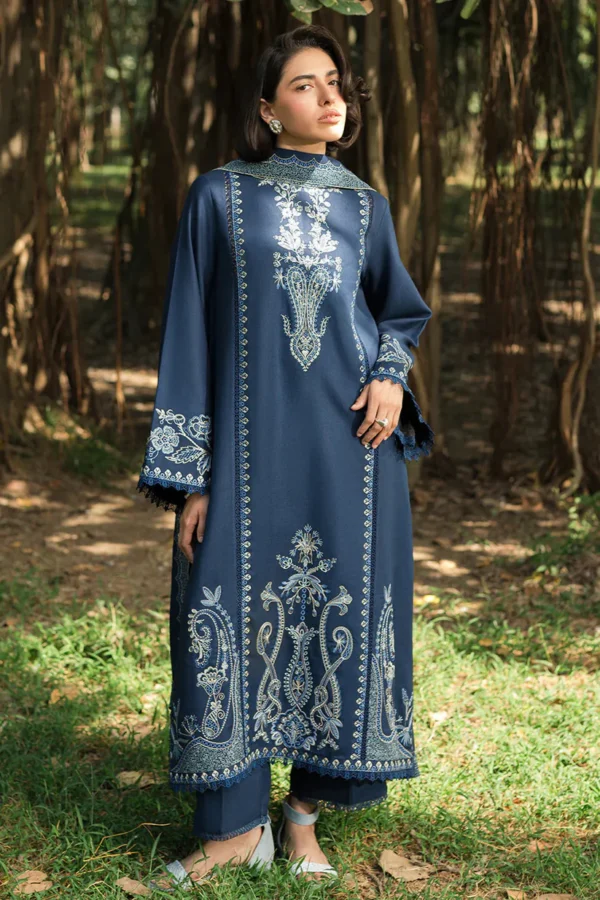 ❄️ Sapphire Winter 2K24 – Dhanak Heavy Embroidered Edition 💎