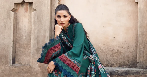 💫 Maria B Winter Elegance – Dhanak Collection 2025 - Image 2
