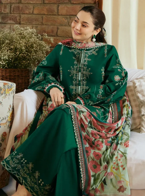 Zara Shahjahan Winter 2025 – Premium Dhanak Suit - Image 3